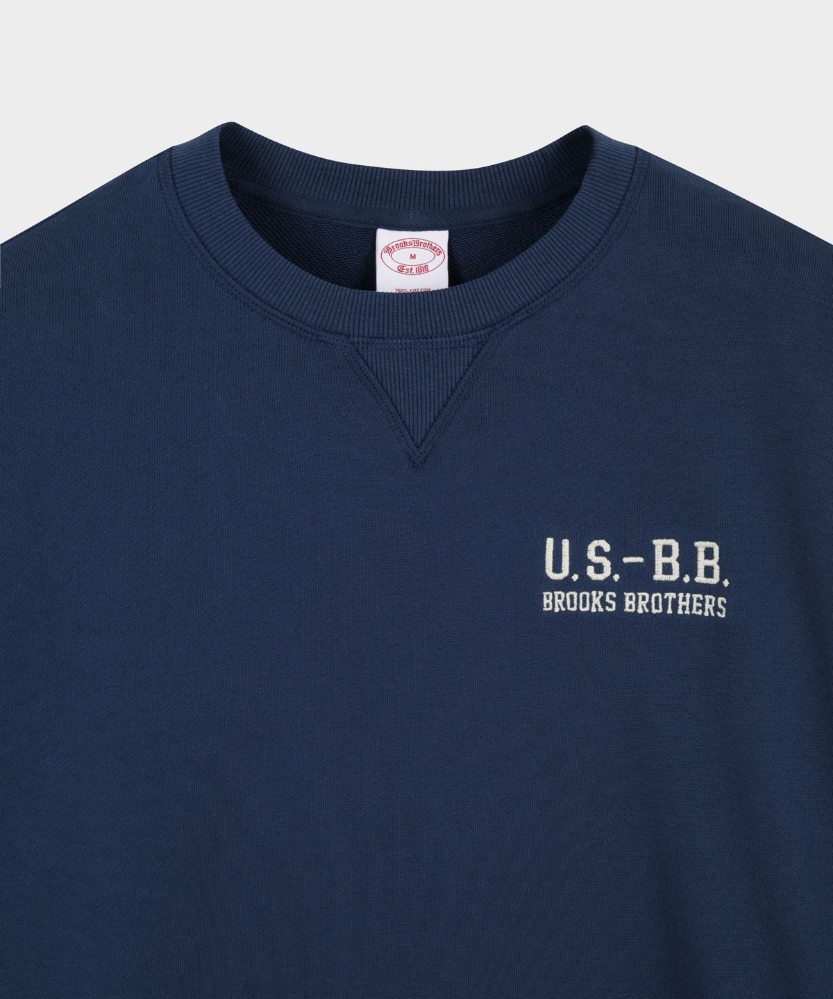 브룩스 브라더스(BROOKS BROTHERS) [Heritage] Rugby Ball 스웨트셔츠 (네이비) (BBNPMHG302)