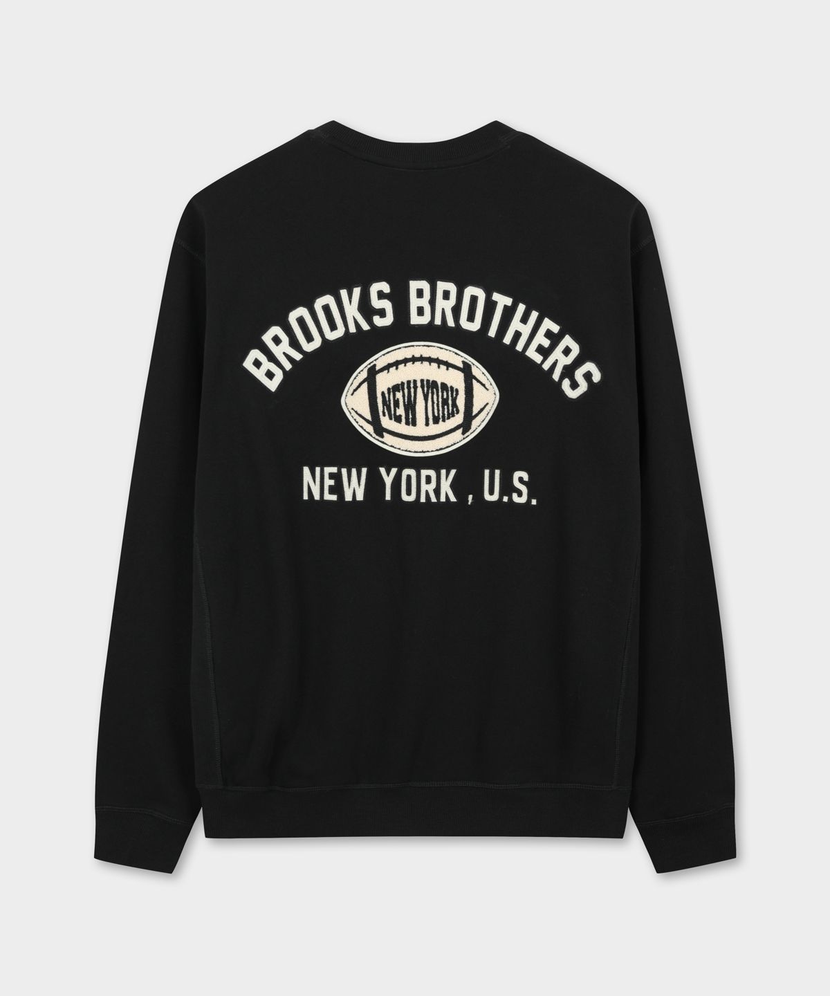 브룩스 브라더스(BROOKS BROTHERS) [Heritage] Rugby Ball 스웨트셔츠 (블랙) (BBNPMHG302)