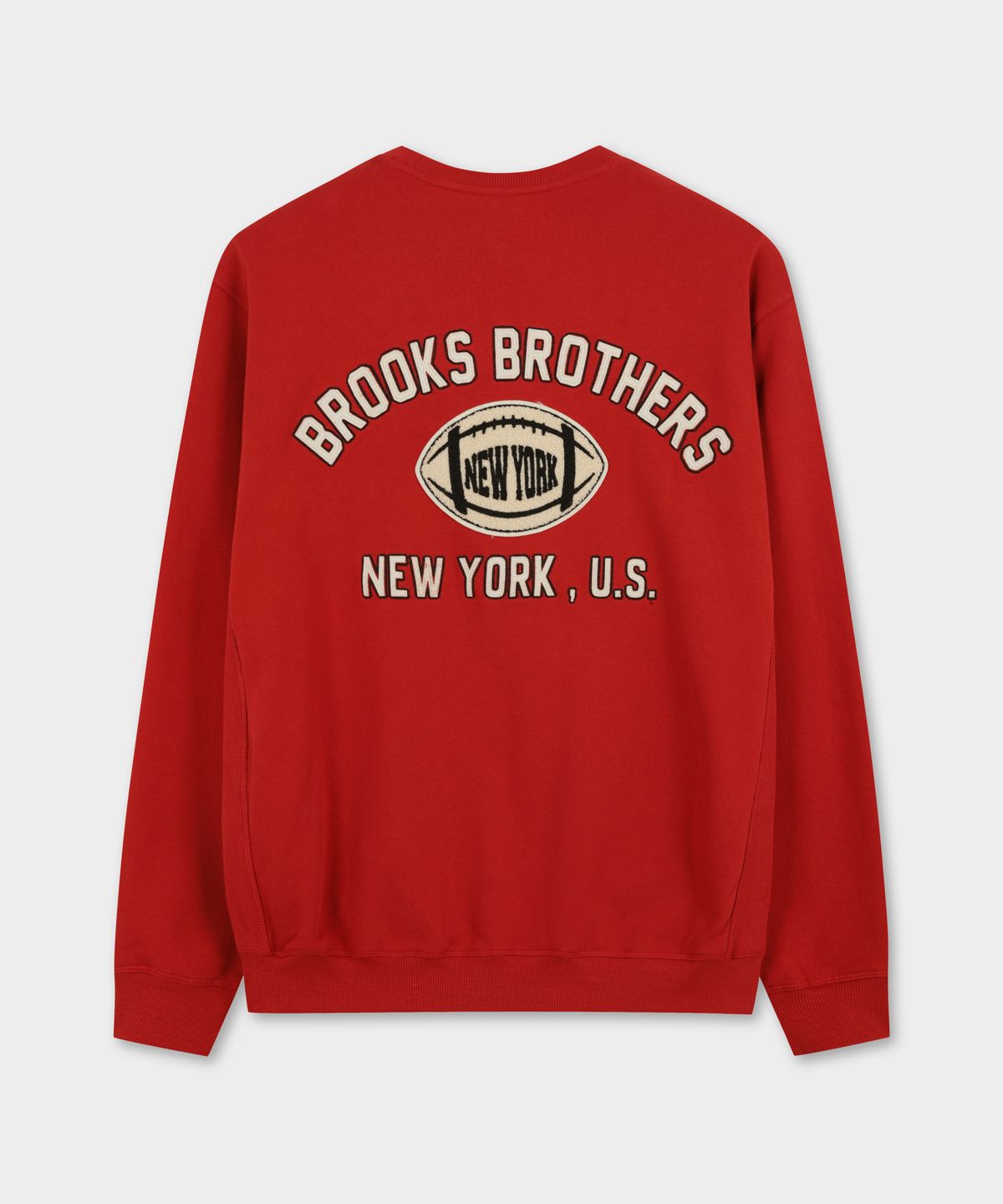 브룩스 브라더스(BROOKS BROTHERS) [Heritage] Rugby Ball 스웨트셔츠 (레드) (BBNPMHG302)