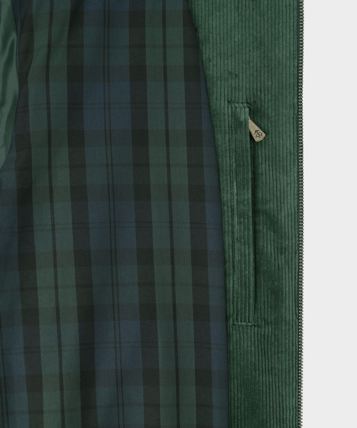 브룩스 브라더스(BROOKS BROTHERS) 코듀로이 드리즐러 점퍼 (그린) (BBOTMBG310)