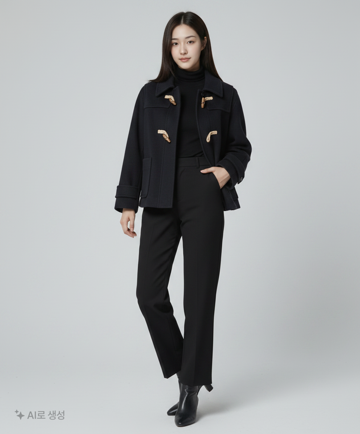 미쏘(MIXXO) 숏 더플코트 MIWJHCV11C S