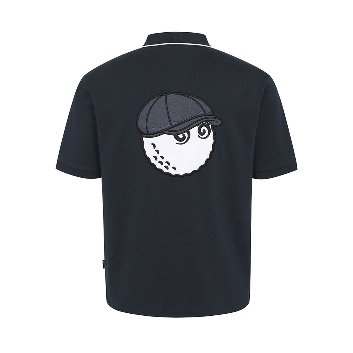 말본 골프(MALBON GOLF) 코튼 폴리 버킷 폴로티셔츠 NAVY (MAN)