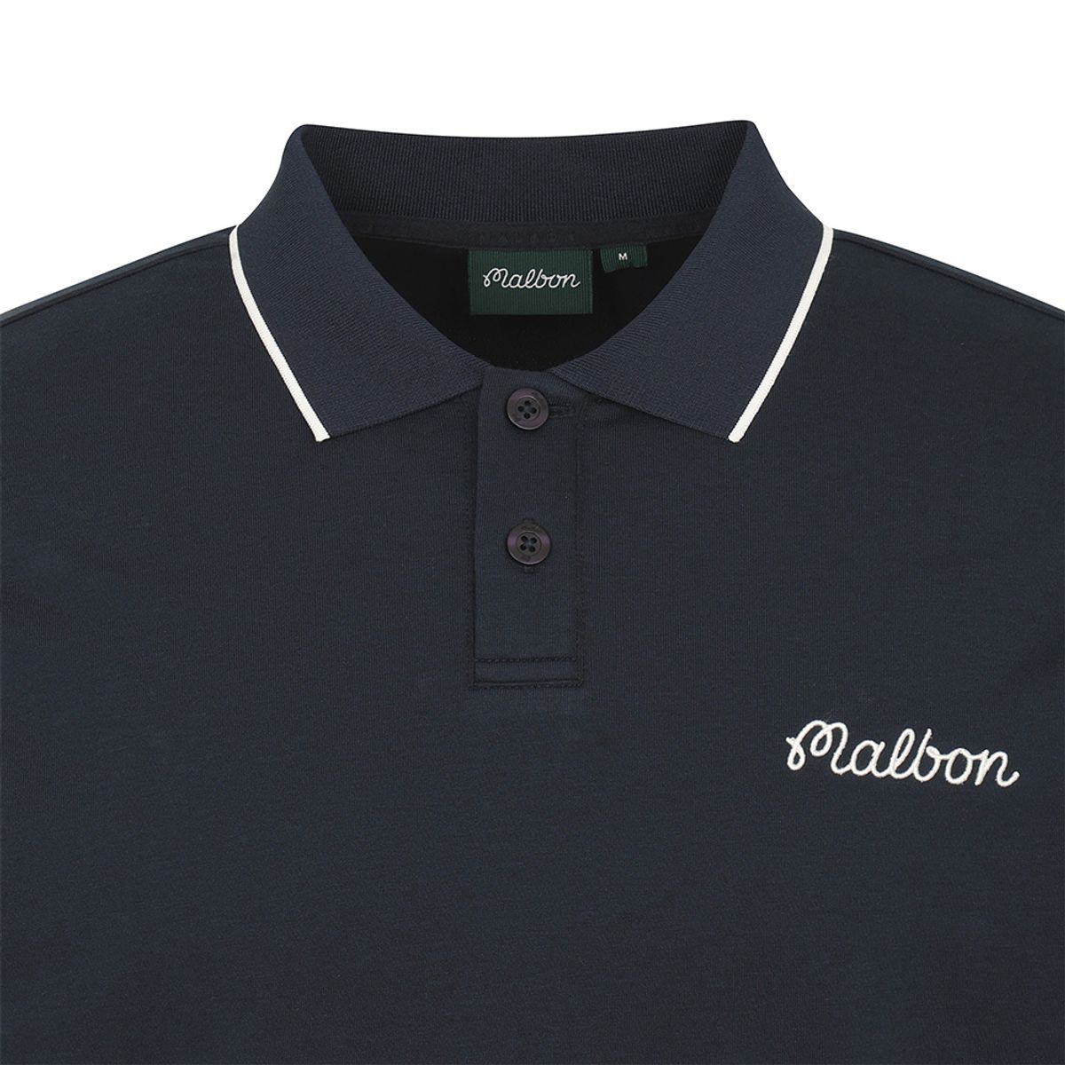 말본 골프(MALBON GOLF) 코튼 폴리 버킷 폴로티셔츠 NAVY (MAN)