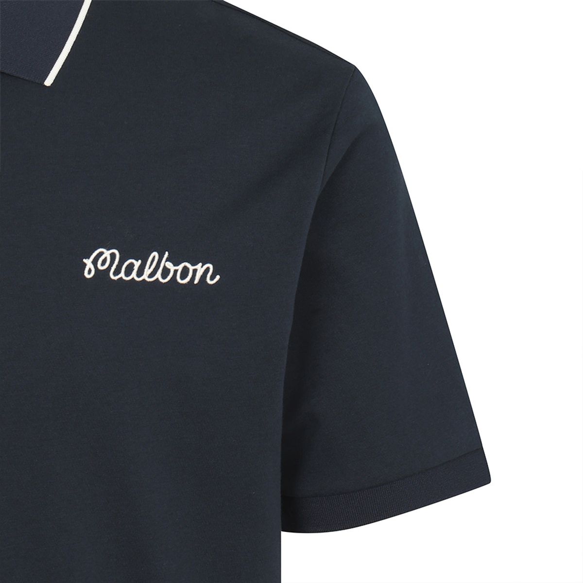 말본 골프(MALBON GOLF) 코튼 폴리 버킷 폴로티셔츠 NAVY (MAN)