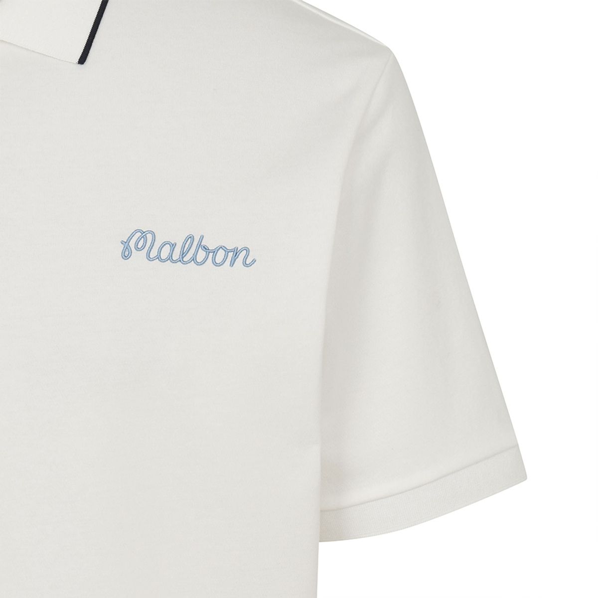 말본 골프(MALBON GOLF) 코튼 폴리 버킷 폴로티셔츠 OFF WHITE (MAN)