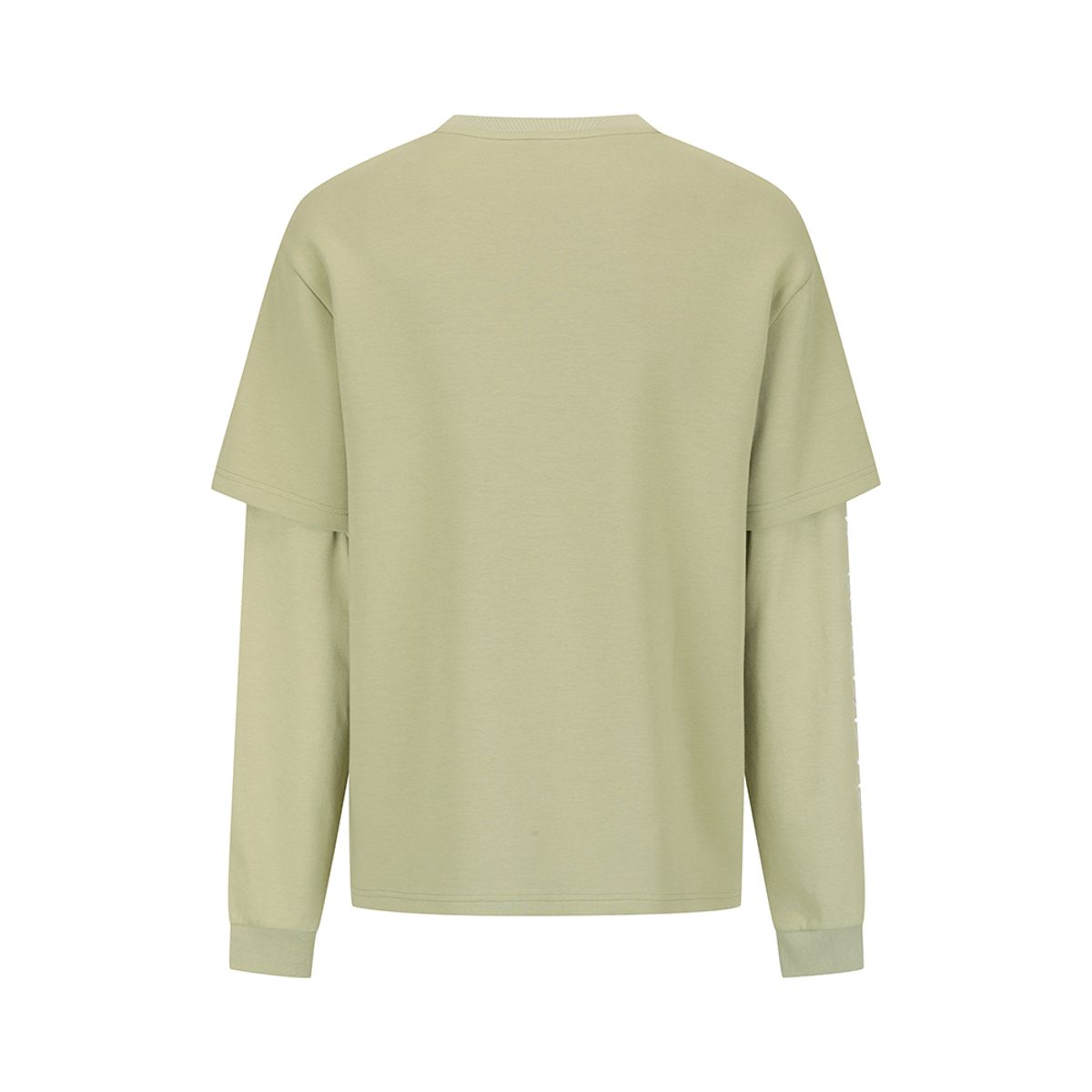 말본 골프(MALBON GOLF) 버킷 소매 레이어드 라운드 티셔츠 LIGHT KHAKI (MAN)