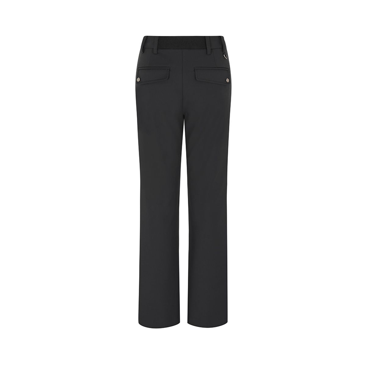 말본 골프(MALBON GOLF) 슬림핏 부츠컷 팬츠 BLACK (WOMAN)