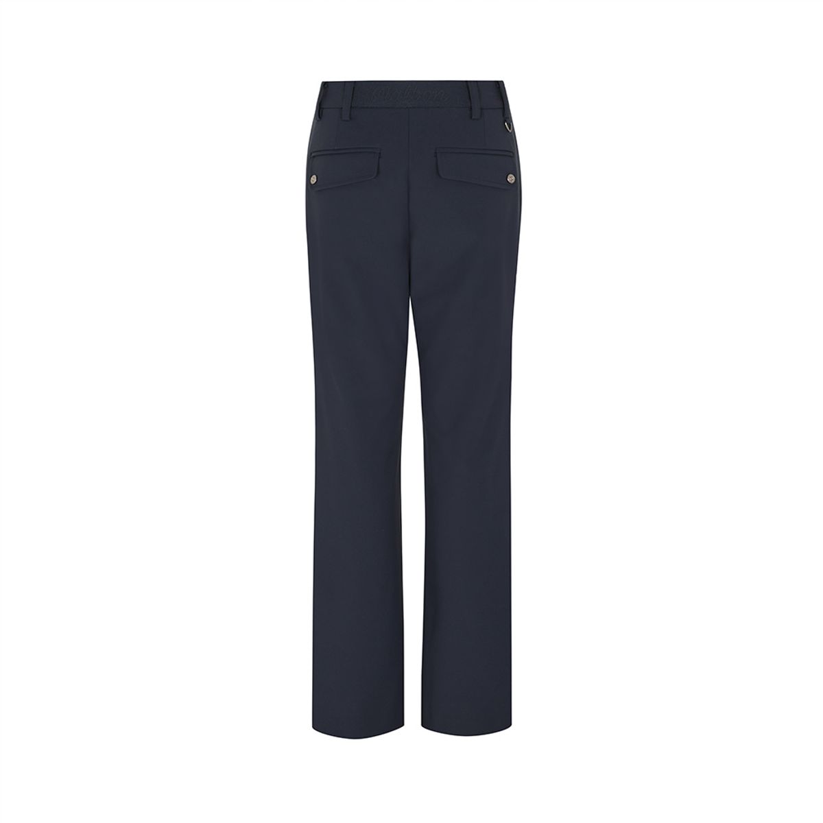 말본 골프(MALBON GOLF) 슬림핏 부츠컷 팬츠 NAVY (WOMAN)
