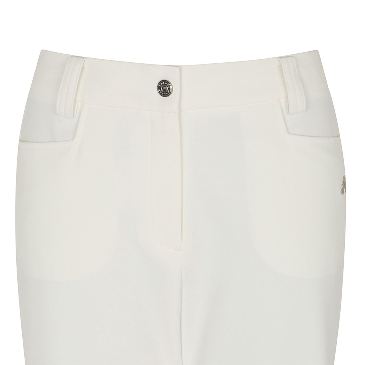 말본 골프(MALBON GOLF) 슬림핏 부츠컷 팬츠 OFF WHITE (WOMAN)