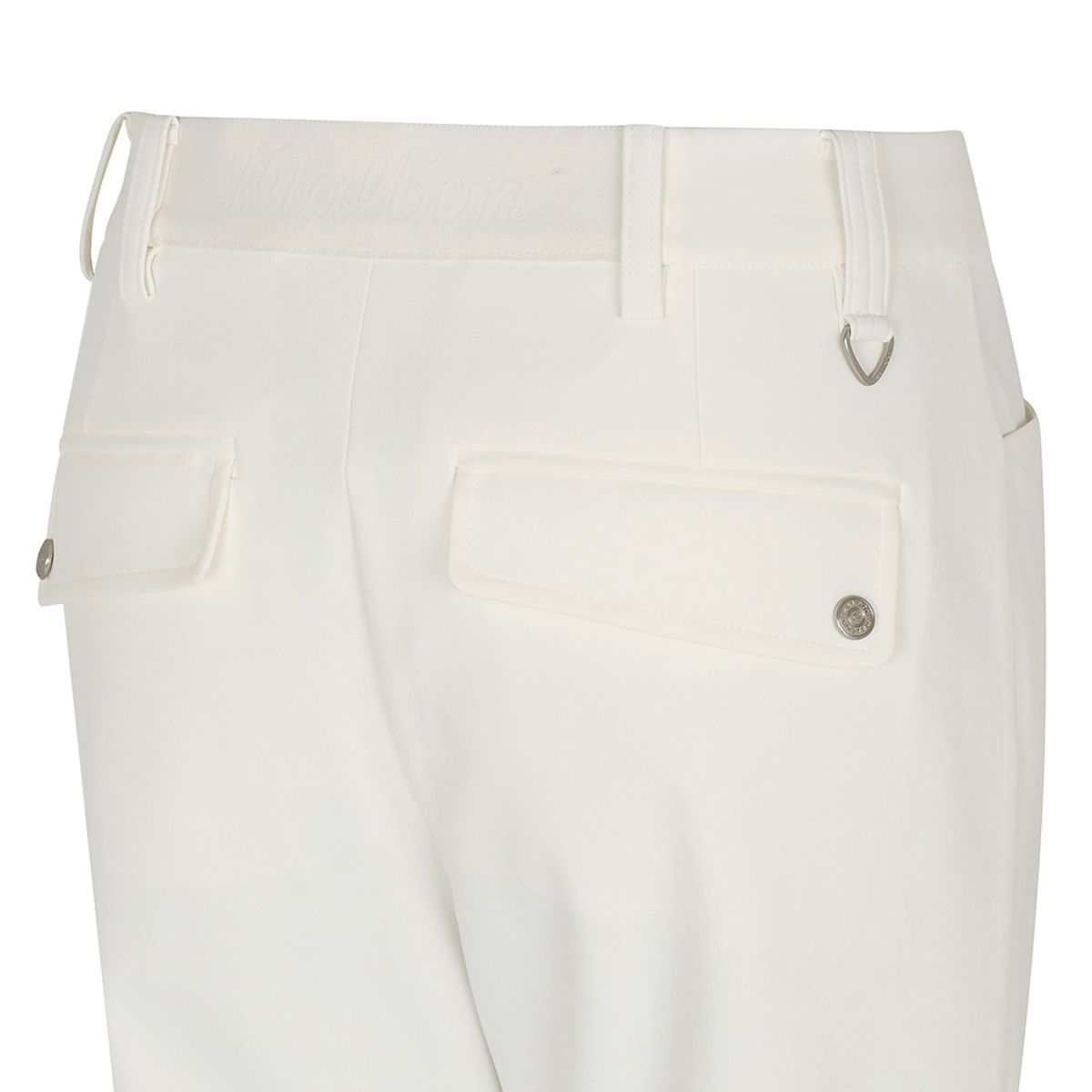 말본 골프(MALBON GOLF) 슬림핏 부츠컷 팬츠 OFF WHITE (WOMAN)