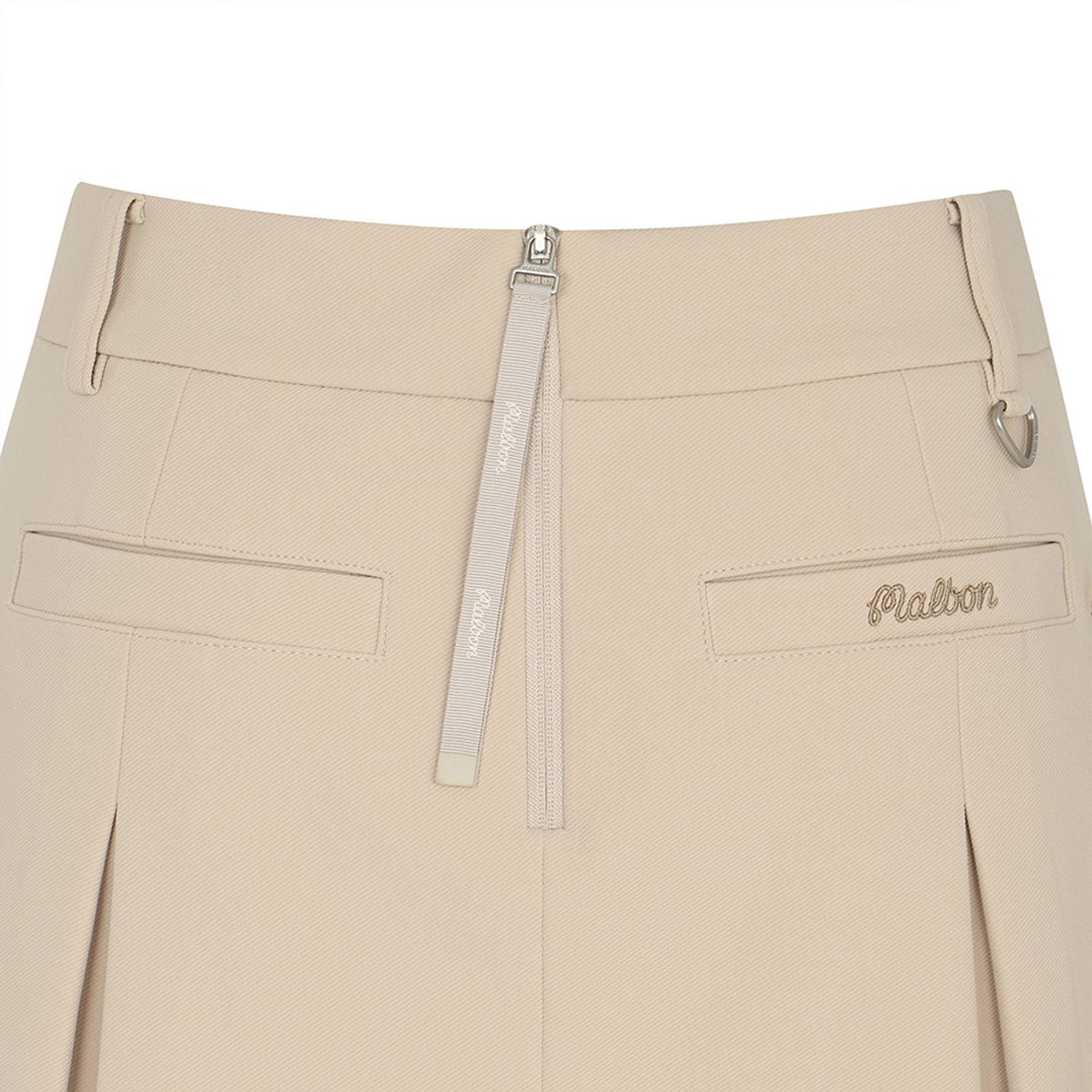 말본 골프(MALBON GOLF) 스티치 포인트 포켓 변형 스커트 BEIGE (WOMAN)