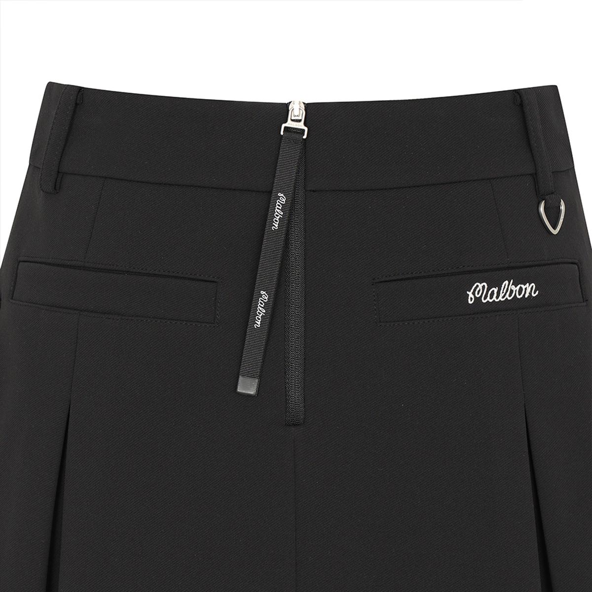 말본 골프(MALBON GOLF) 스티치 포인트 포켓 변형 스커트 BLACK (WOMAN)