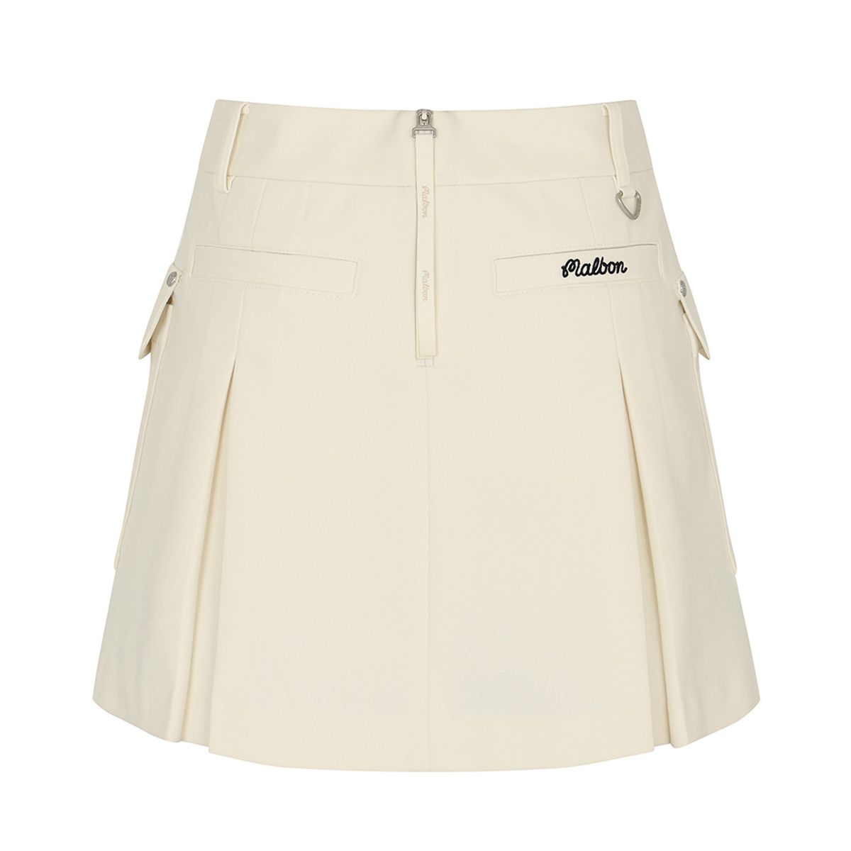말본 골프(MALBON GOLF) 스티치 포인트 포켓 변형 스커트 OFF WHITE (WOMAN)