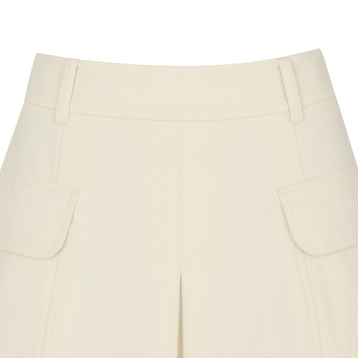 말본 골프(MALBON GOLF) 스티치 포인트 포켓 변형 스커트 OFF WHITE (WOMAN)