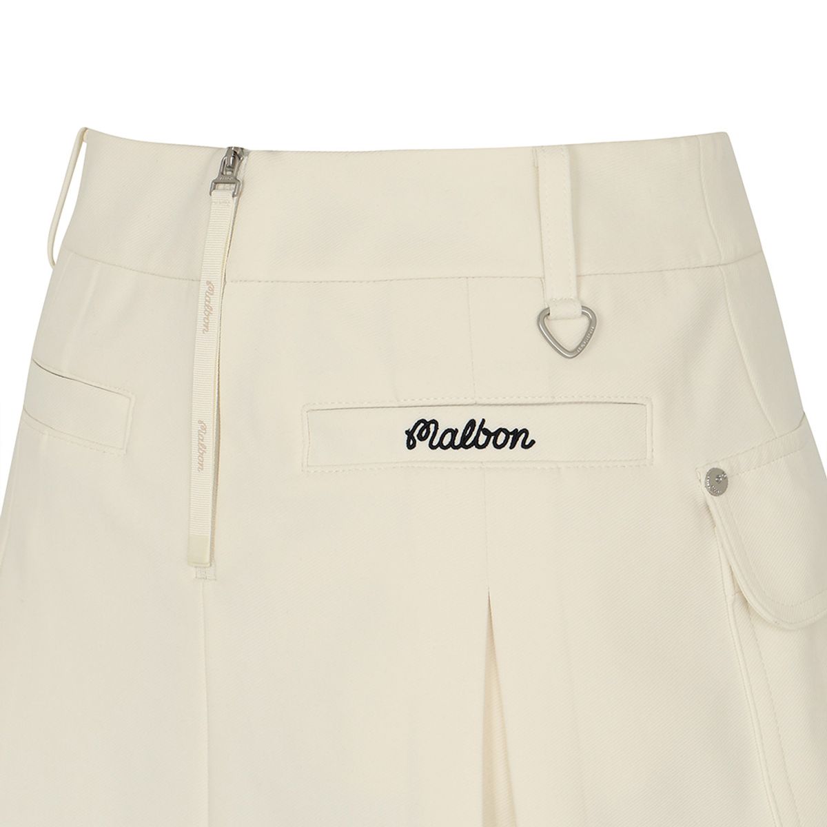 말본 골프(MALBON GOLF) 스티치 포인트 포켓 변형 스커트 OFF WHITE (WOMAN)