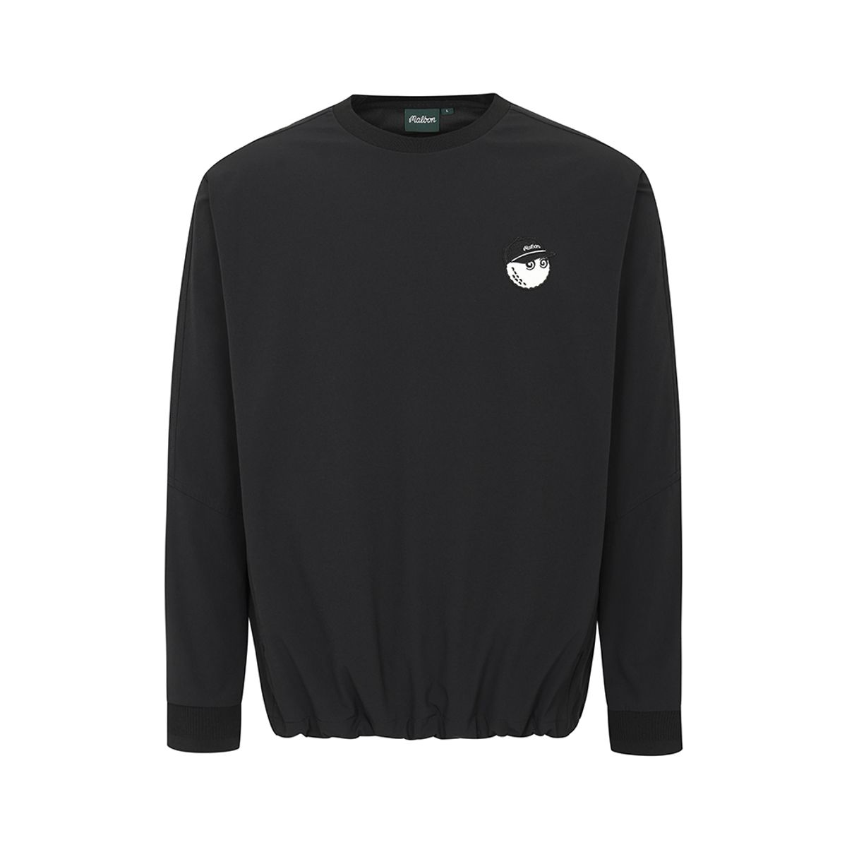 말본 골프(MALBON GOLF) 플레이어 라운드 넥 피스테 BLACK (MAN)