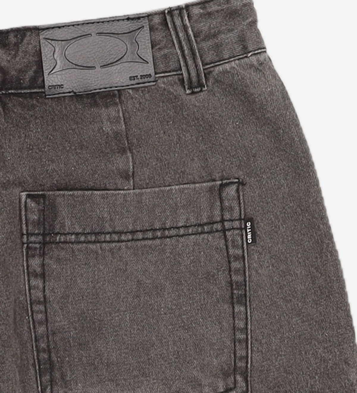 크리틱(CRITIC) BIG CARGO DENIM BERMUDA PANTS DARK INDIGO M