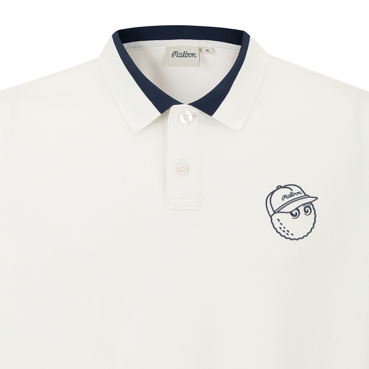 말본 골프(MALBON GOLF) 버킷 피케 폴로 티셔츠 OFF WHITE (MAN)