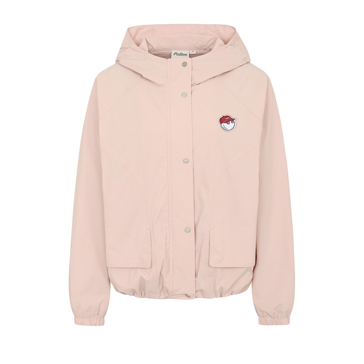 말본 골프(MALBON GOLF) 여성 메쉬 안감 후드 자켓 LIGHT PINK (WOMAN)
