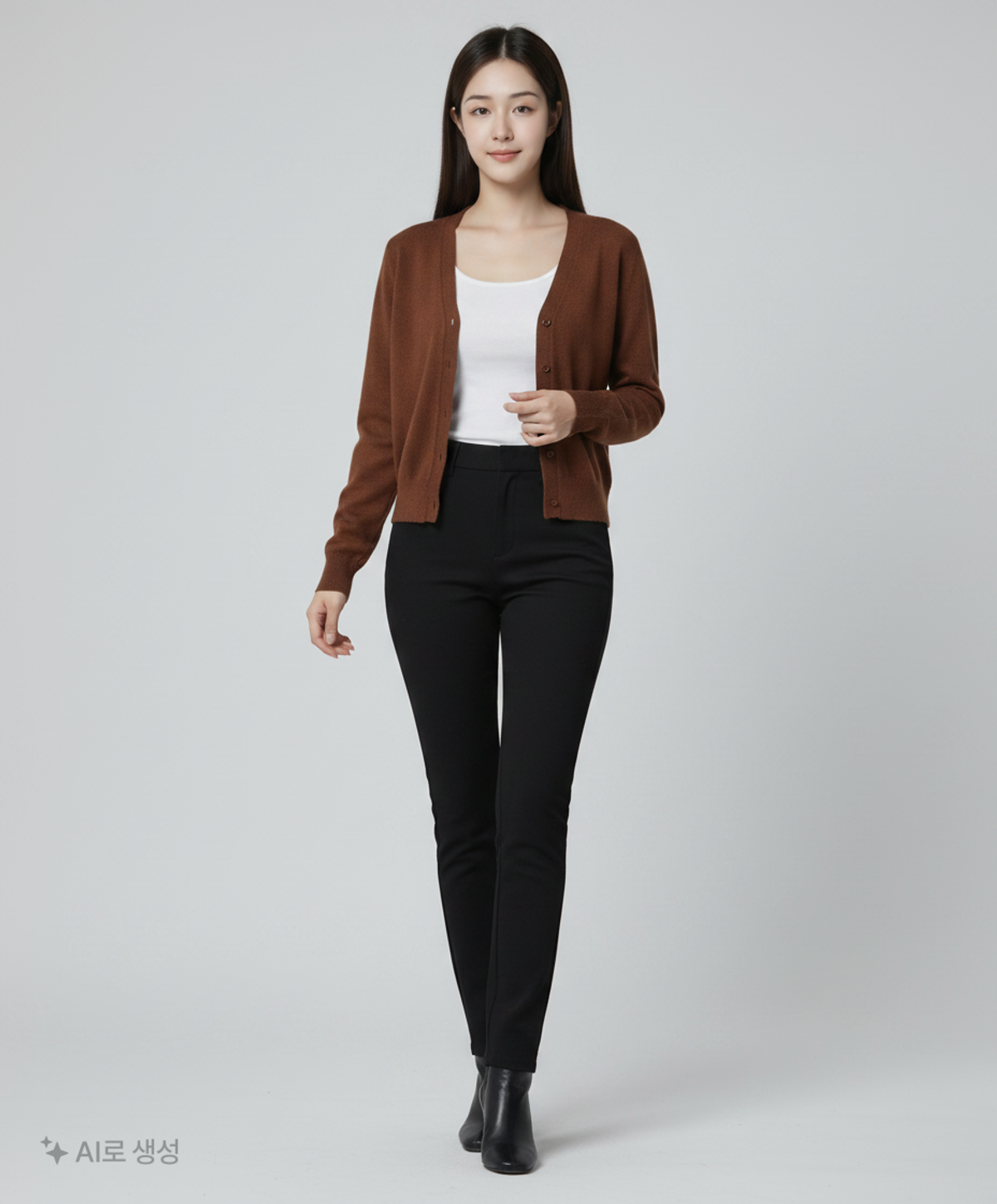 미쏘(MIXXO) 에센셜 브이넥 홀가먼트 가디건_MIWCKFT20T M