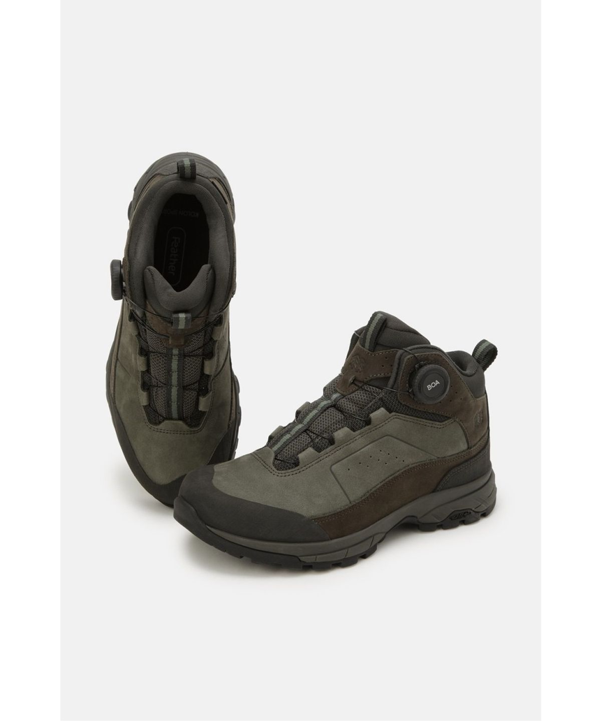 코오롱스포츠(KOLON SPORT) 미드컷 하이킹 슈즈 페더 BOA GTX FE4HX26520KHA