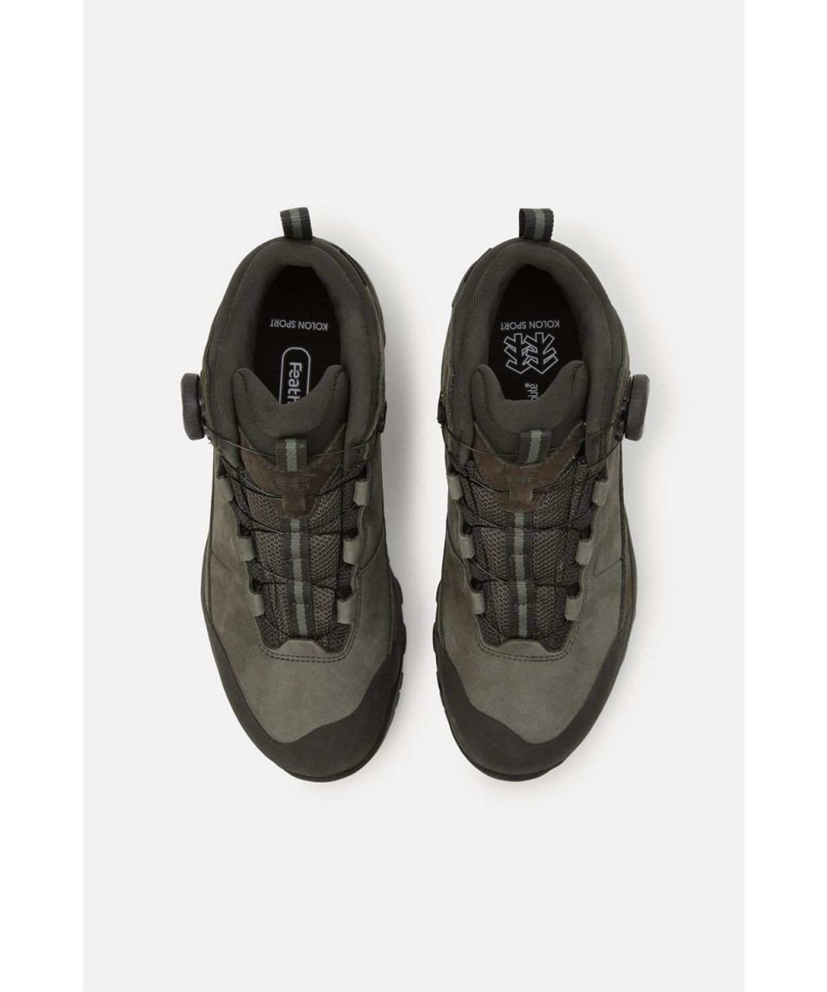 코오롱스포츠(KOLON SPORT) 미드컷 하이킹 슈즈 페더 BOA GTX FE4HX26520KHA