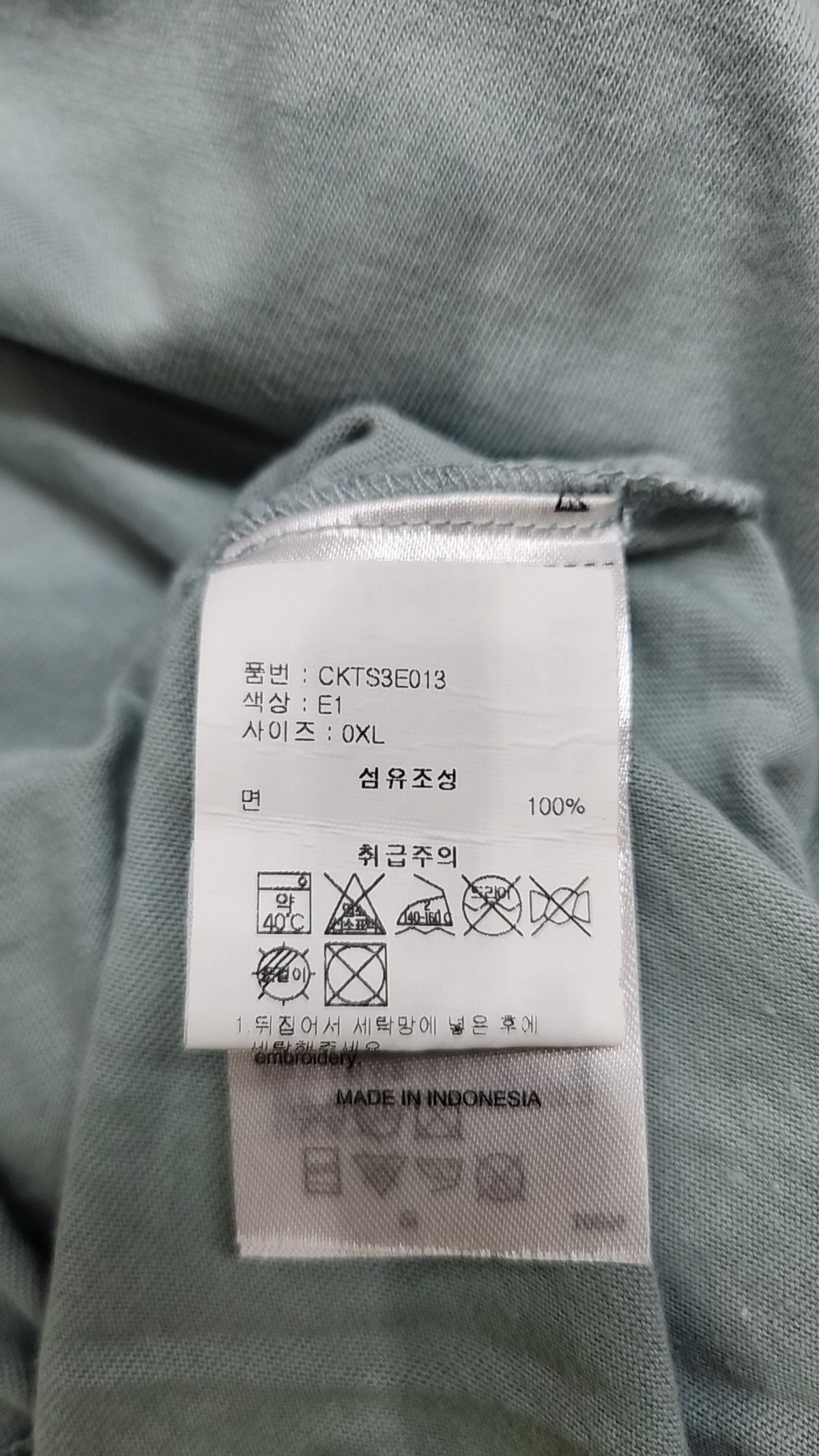 챔피온(CHAMPION) C로고 반소매 티셔츠 Light Green XL