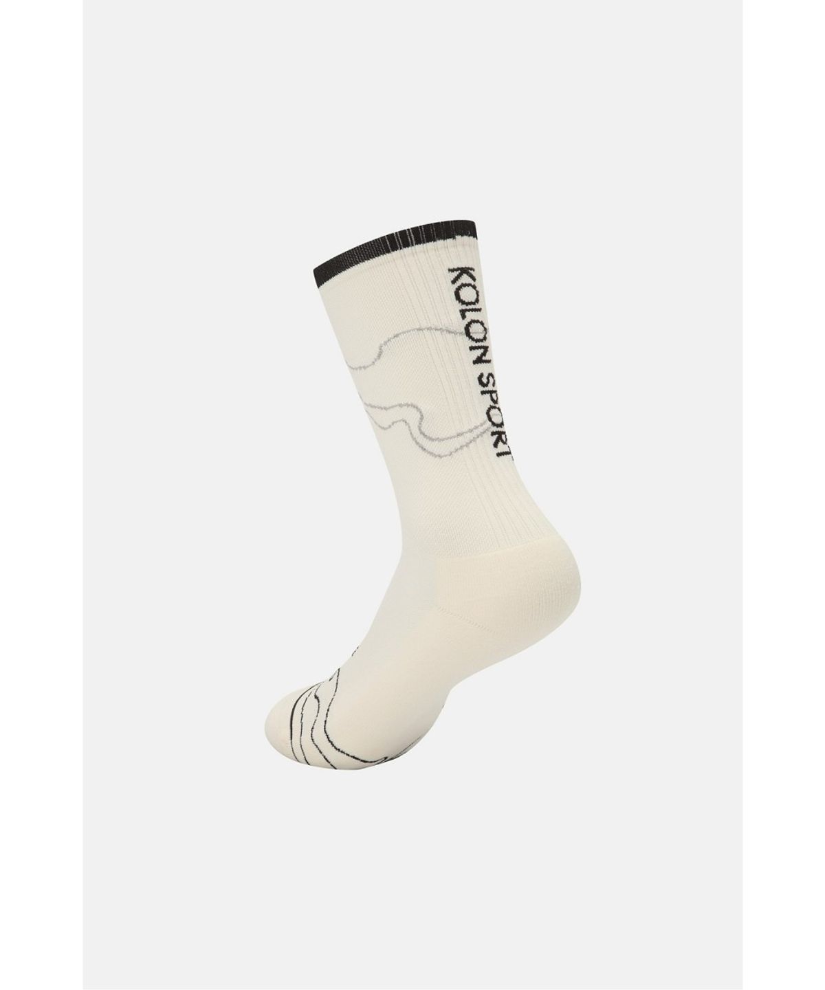 코오롱스포츠(KOLON SPORT) 컨투어 크루 삭스 QELAX26657IVO
