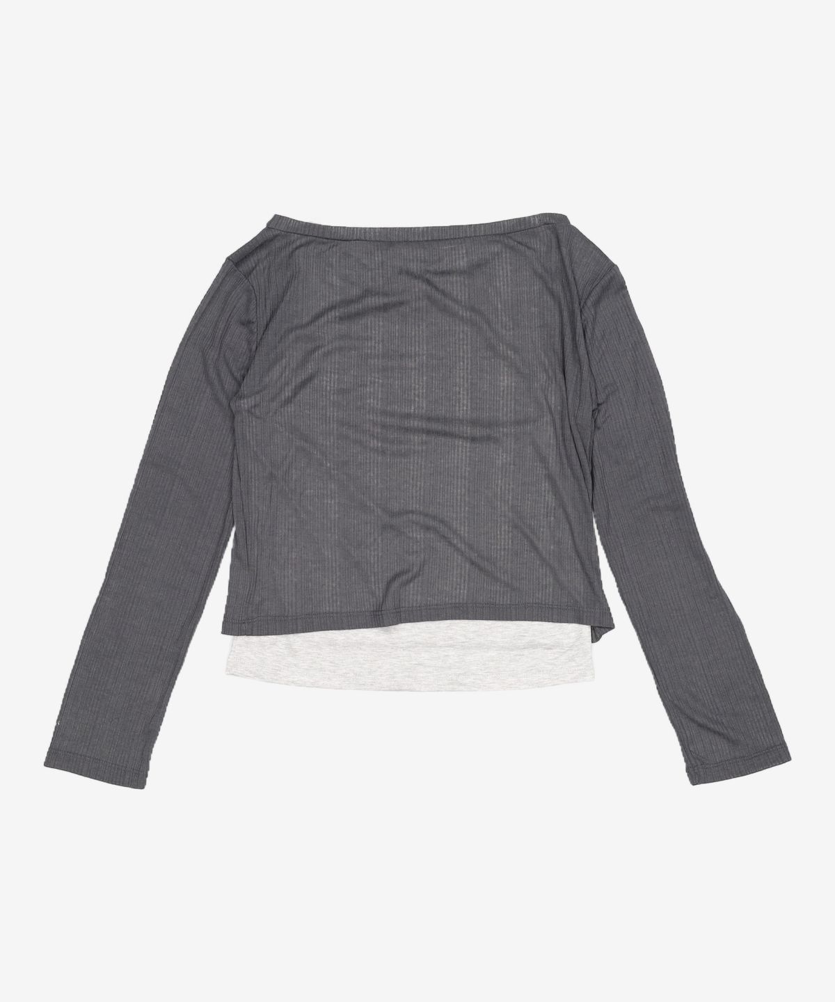 미쏘(MIXXO) 레이어드 긴팔 티셔츠 RE LWG301A_MIWLWG54QA M