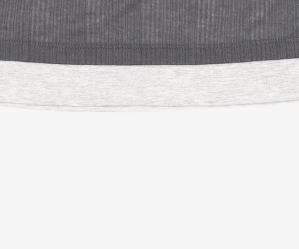 미쏘(MIXXO) 레이어드 긴팔 티셔츠 RE LWG301A_MIWLWG54QA M
