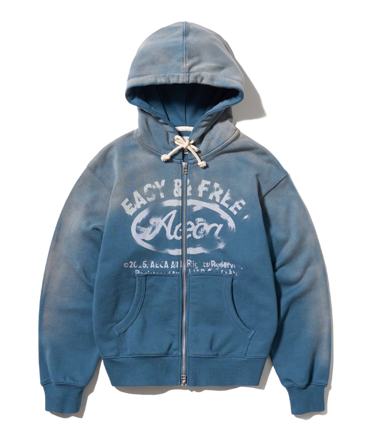 에이카화이트(AECA) AECA BLURRED ZIP UP (2color)