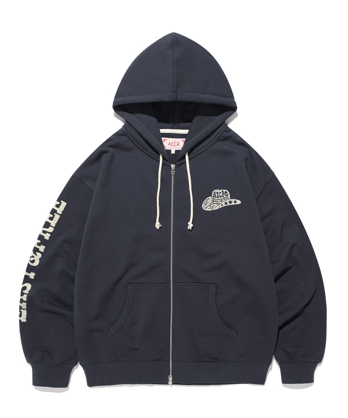 에이카화이트(AECA) AECA EASY&FREE COWBOY ZIP-UP HOODIE (2color)
