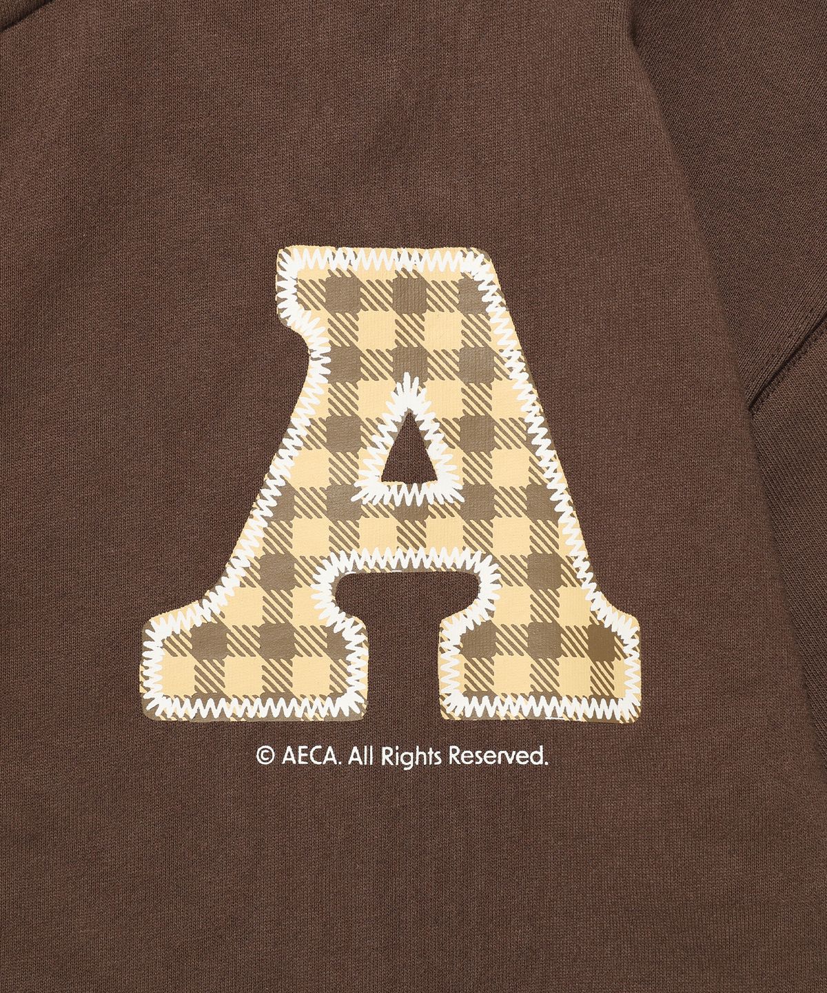 에이카화이트(AECA) AECA COLLEGE A Full ZIP-UP HOODIE (2color)
