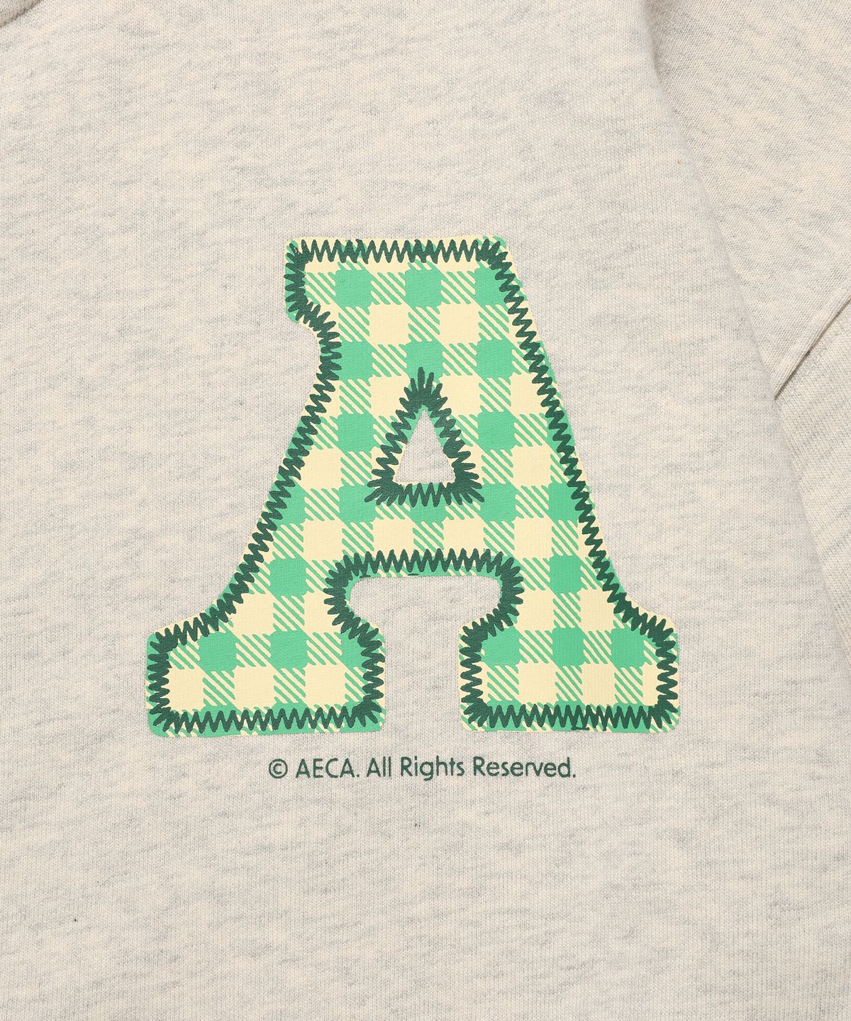 에이카화이트(AECA) AECA COLLEGE A Full ZIP-UP HOODIE (2color)