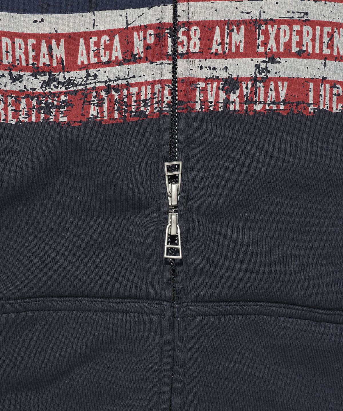 에이카화이트(AECA) EASY & FREE FLAG ZIP-UP HOODIE (3color)