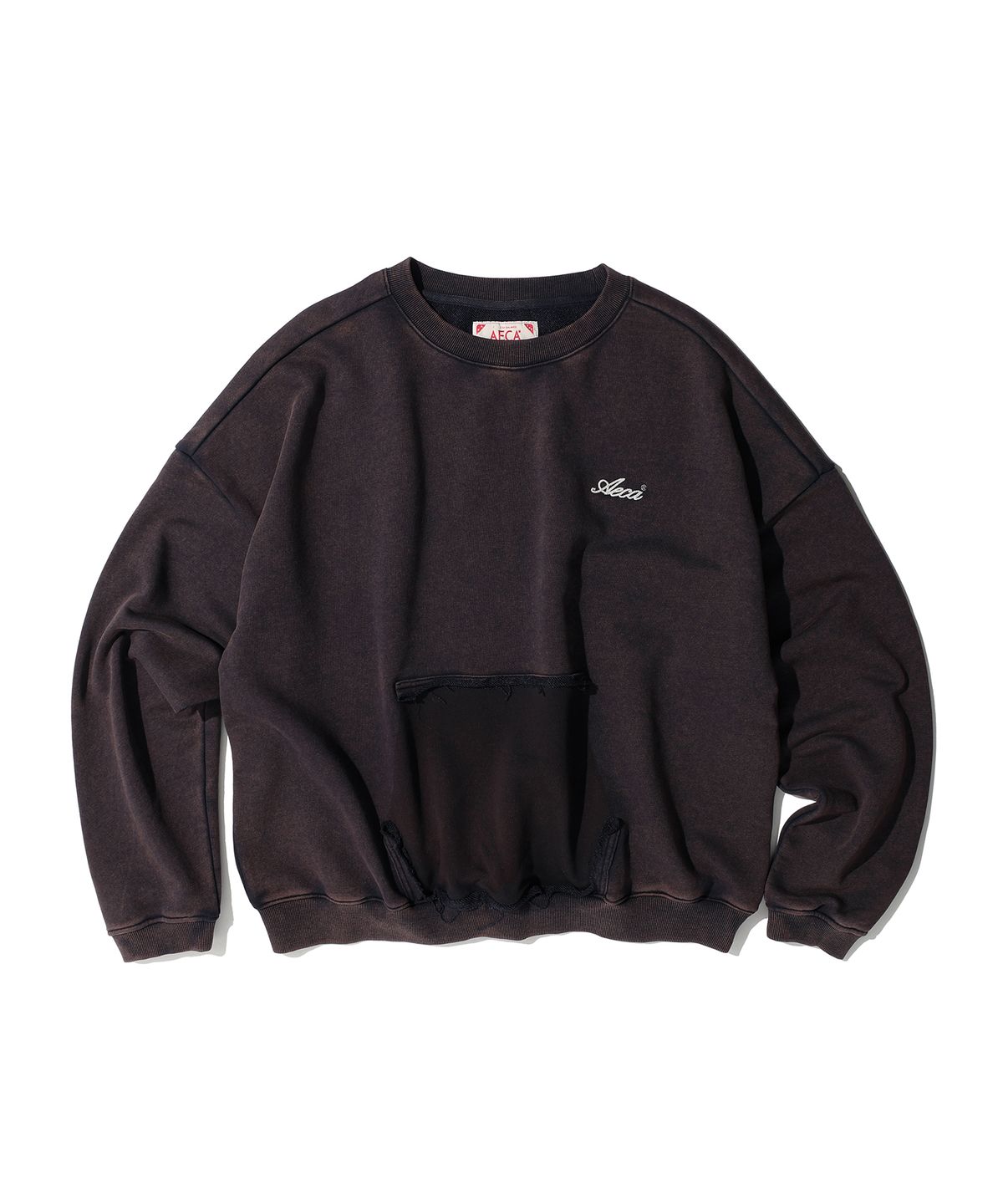 에이카화이트(AECA) AECA WASHED POCKET SWEAT SHIRTS (2color)