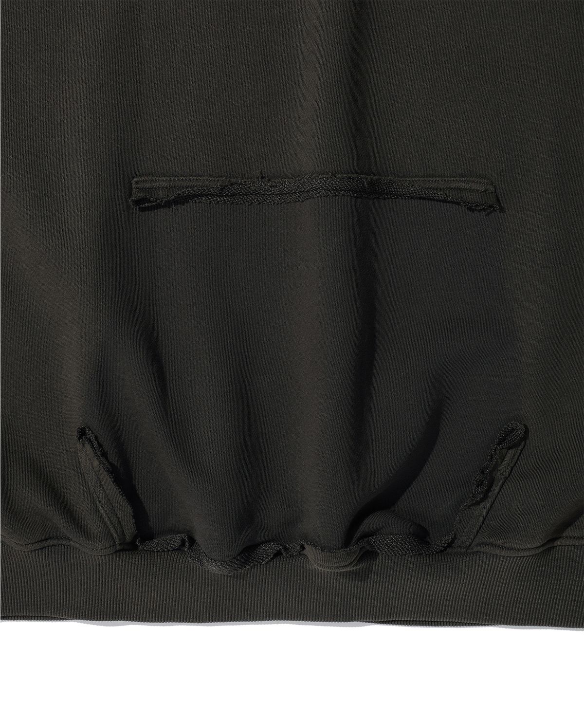 에이카화이트(AECA) AECA WASHED POCKET SWEAT SHIRTS (2color)