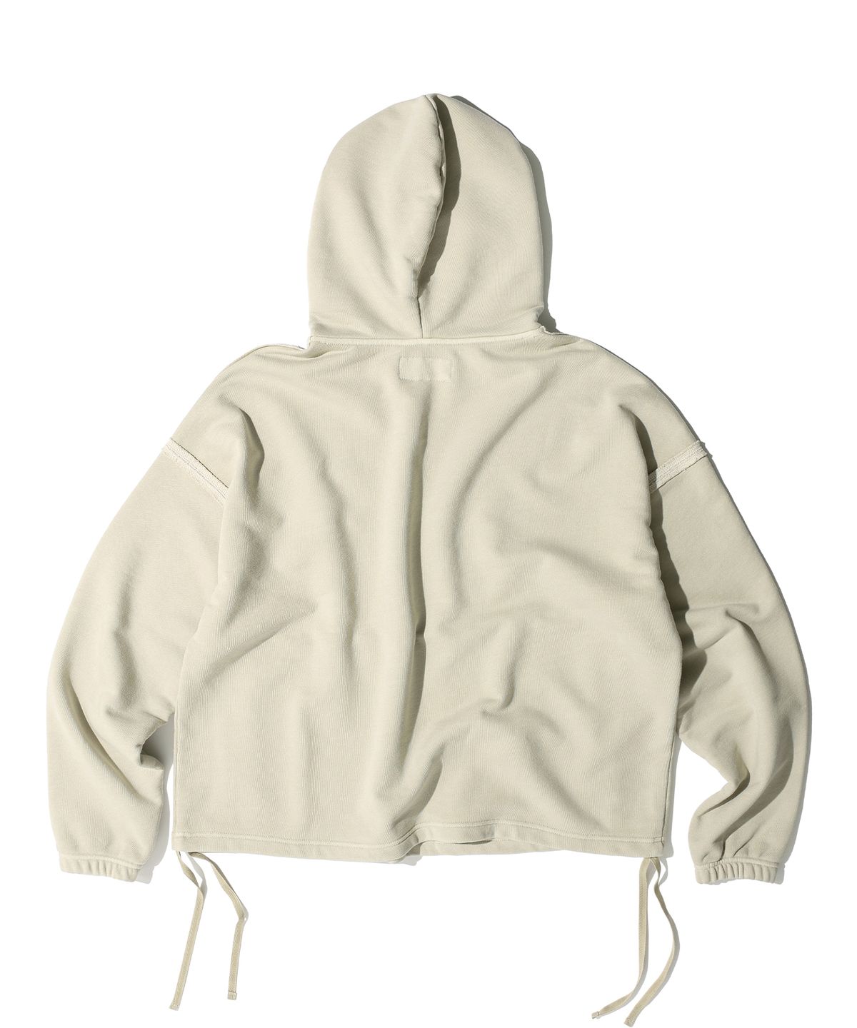 에이카화이트(AECA) AECA SIDE STRING PIGMENT HOODIE (2color)