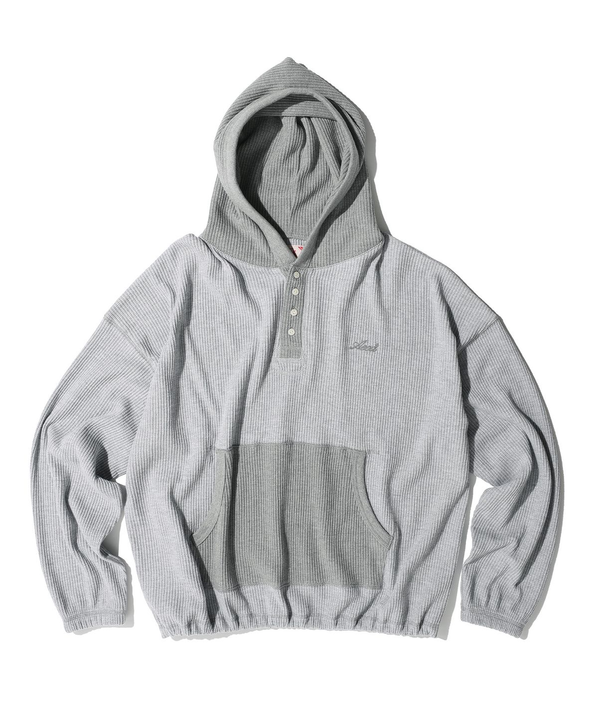 에이카화이트(AECA) AECA WAFFLE HENLEY HOODIE (2color)