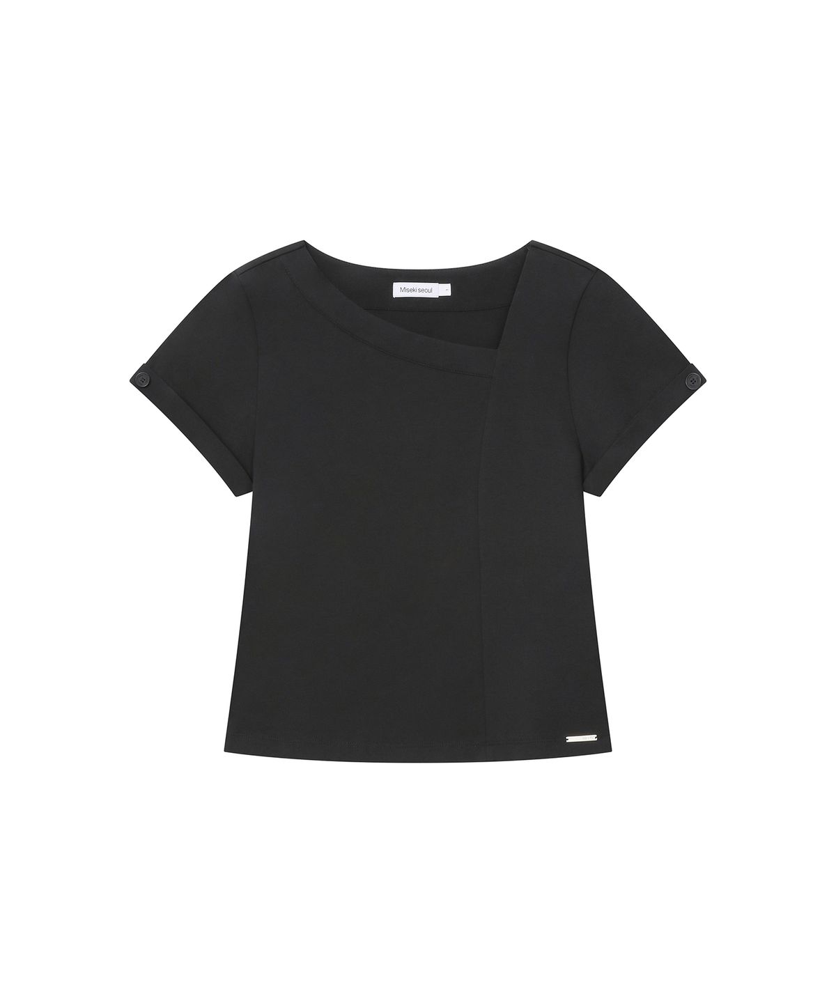 미세키서울(MISEKI SEOUL) Contrast layered long sleeve SET BLACK