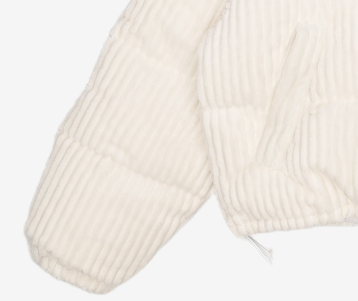 브라운브레스(BROWNBREATH) W CORDUROY DOWN JACKET - IVORY M