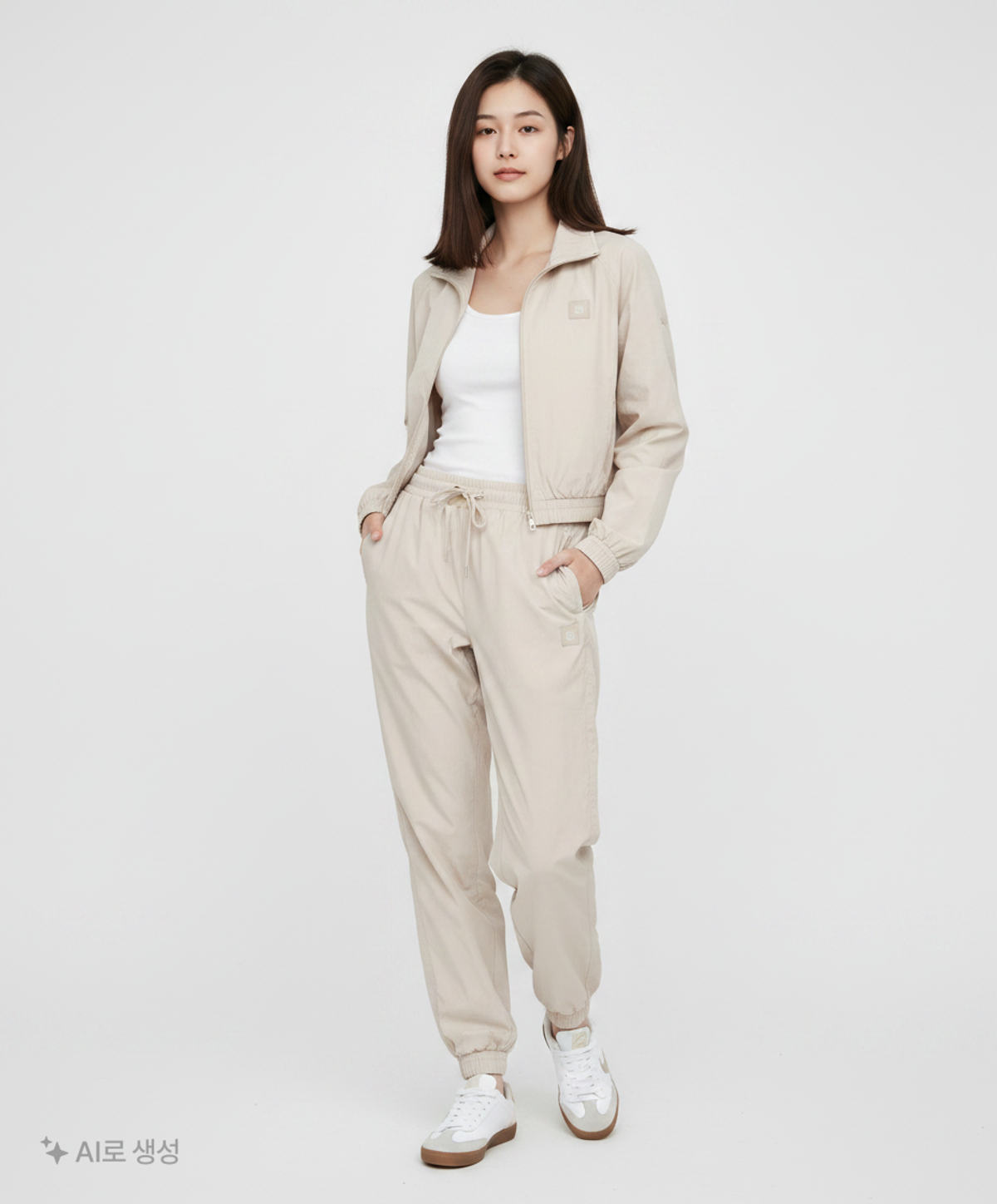 엔에프엘(NFL) F213WWP531 우먼즈 엔에프씨 21 우븐팬츠 LBEIGE 65
