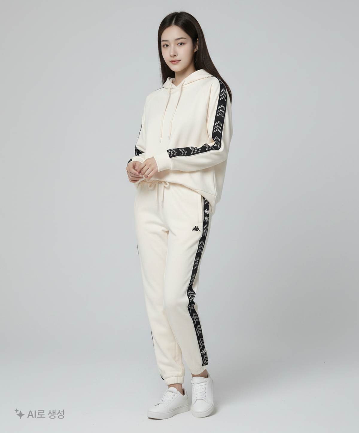 엠엘비(MLB) 씸볼 테이프 조거 트레이닝 팬츠 NY (Cream) XS