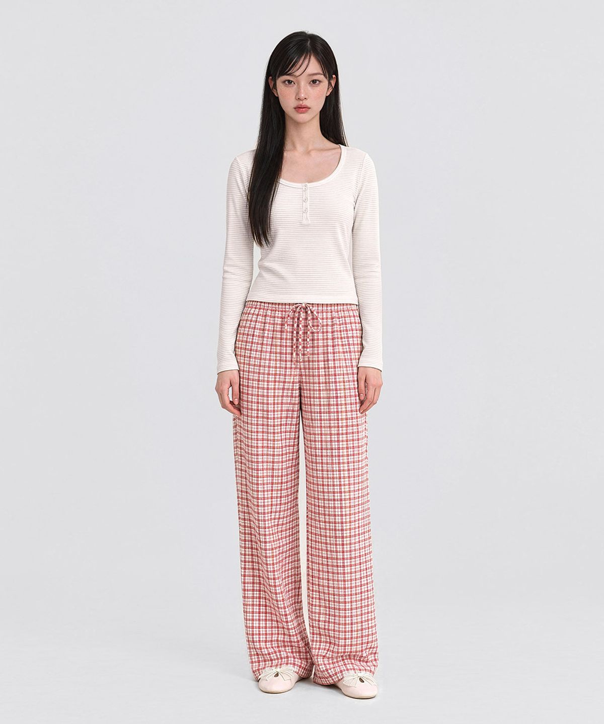 레떼드폴린(LETEDE PAULINE) 016B 스칼렛 롱 팬츠 파자마