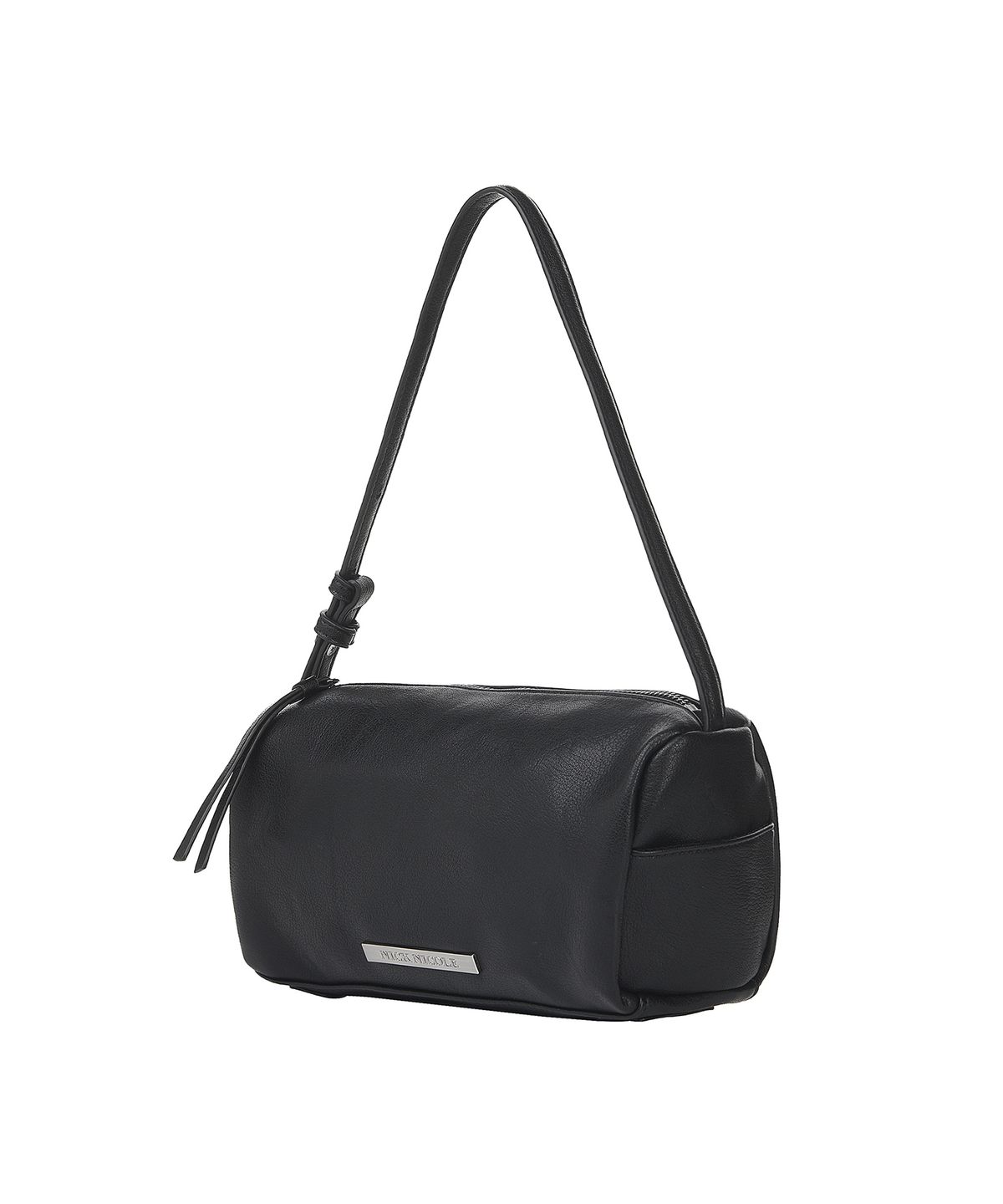 닉앤니콜(NICK&NICOLE) EMBOSSED METAL MINI BAG_BLACK