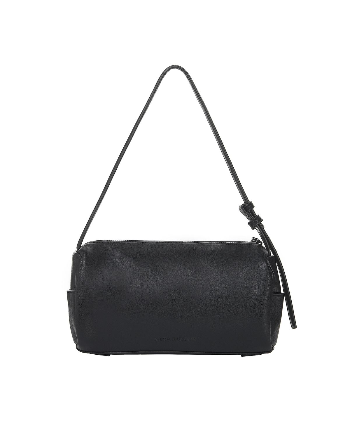 닉앤니콜(NICK&NICOLE) EMBOSSED METAL MINI BAG_BLACK