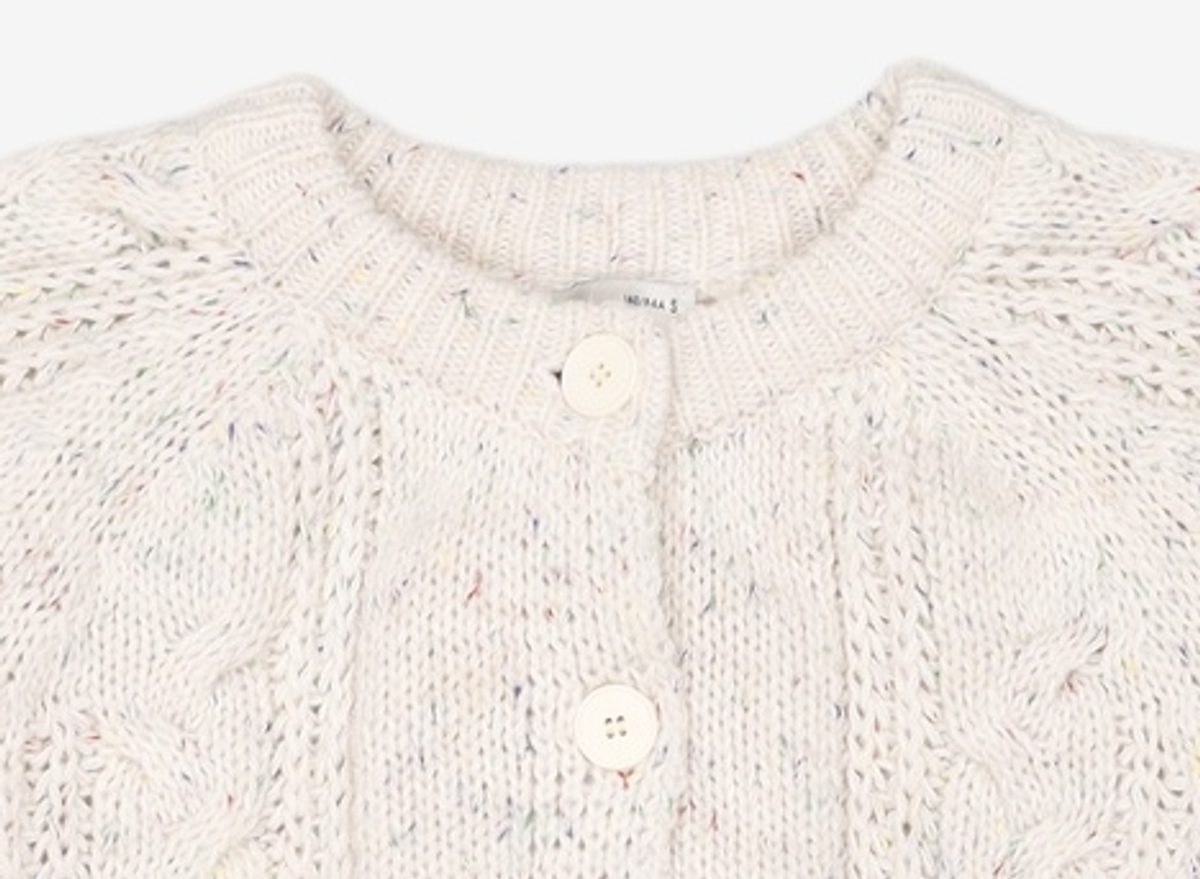 미쏘(MIXXO) 보카시 케이블 가디건 MIWCKCV55T S