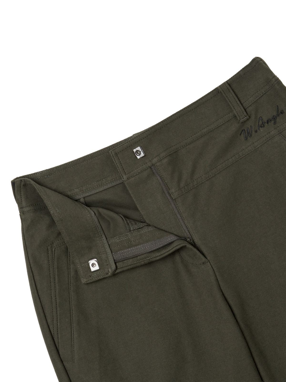 와이드앵글(WIDEANGLE) CO 캐주얼 테이퍼드 팬츠 L_Khaki