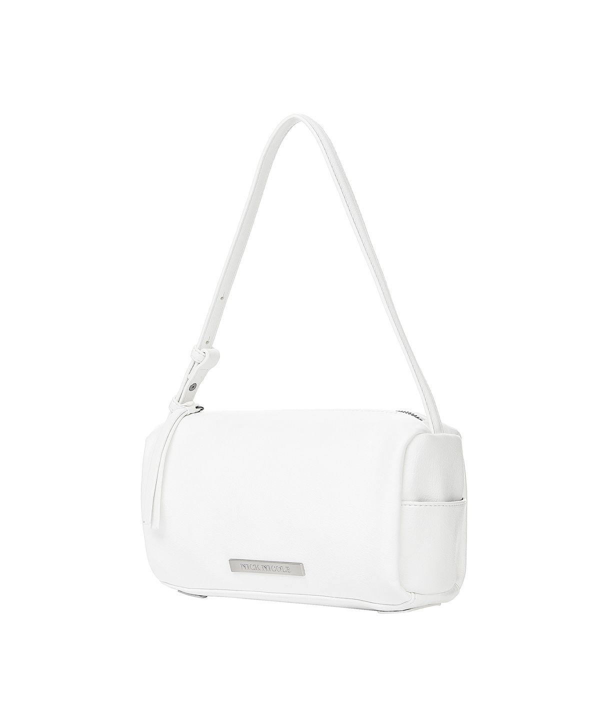 닉앤니콜(NICK&NICOLE) EMBOSSED METAL MINI BAG_IVORY