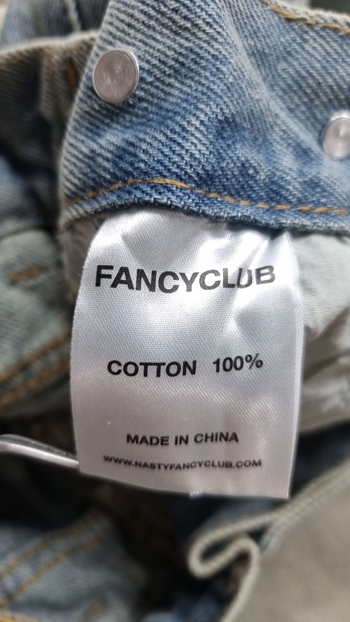 팬시클럽(FANCY CLUB) 청/데님 팬츠 1